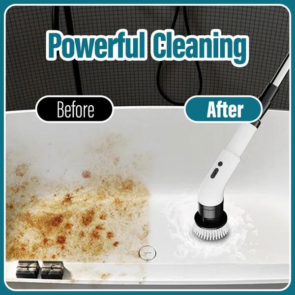 Brosse Électrique Rotative 8 en 1 – Nettoyage Sans Effort